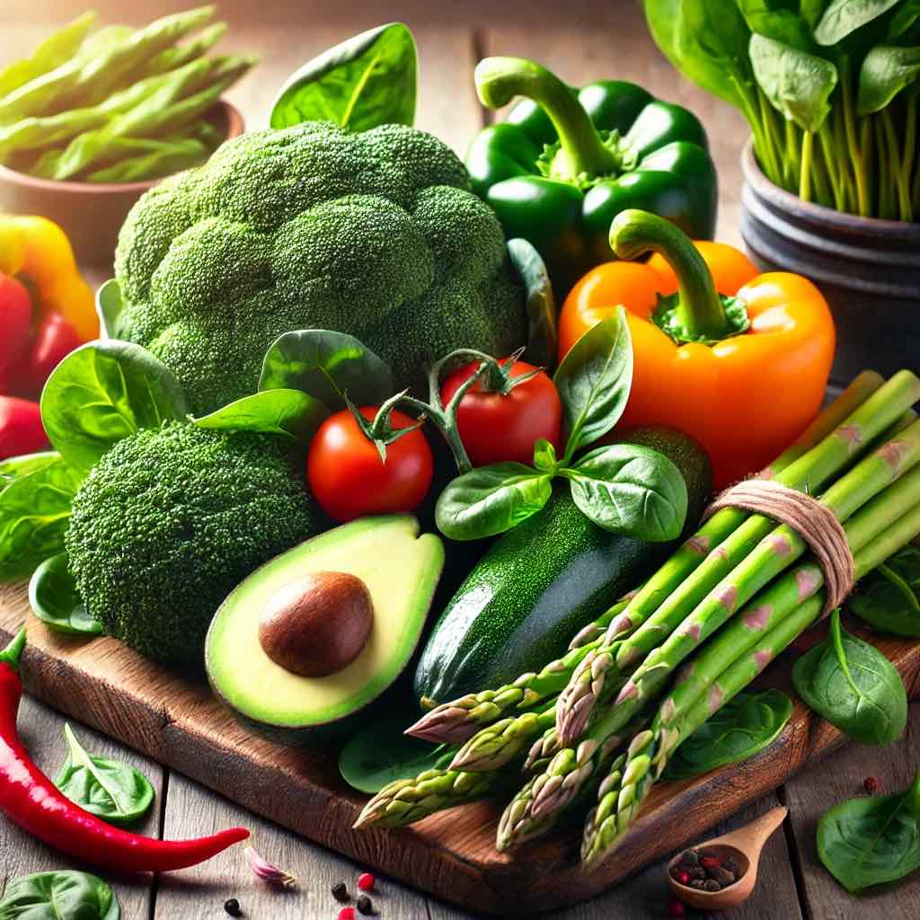 Legumes e Verduras com Pouco Carboidrato