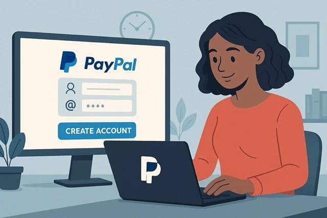 create a PayPal account